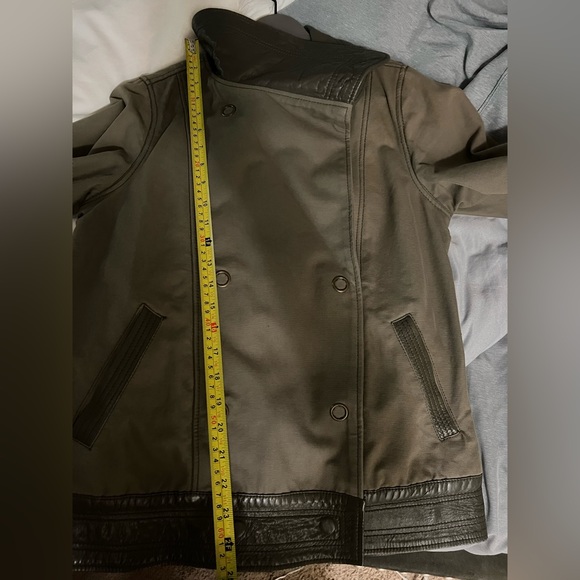 Mike & Chris leather and cotton jacket. - Picture 6 of 7